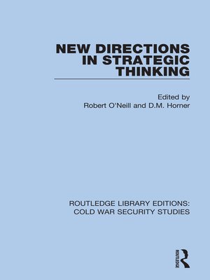 cover image of New Directions in Strategic Thinking